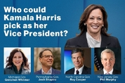2024년 미 민주당 대통령 후보 Kamala Harris의 런닝 메이트는?