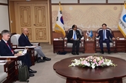 유정복 시장, 유엔 재난위험경감사무국 신임 대표 접견해 상호 협력 논의