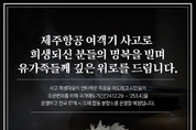 정부, 국가애도기간 발표 ... 전국 17개 시·도 합동분향소 운영('24.12.29.~'25.1.4.)