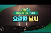 내일 새벽까지 천둥·번개 동반한 비! ( 25년 5월 16일 17시 기준)